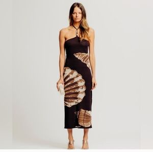 Lola Dress from Torn by Ronny Kobo in Chocolate Brown NWT